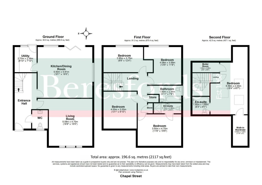 Floorplans For Billericay, Essex