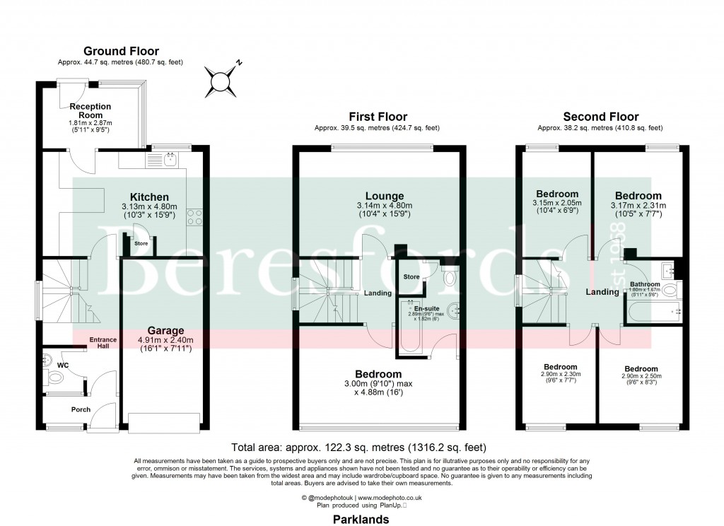 Floorplans For Billericay, Essex