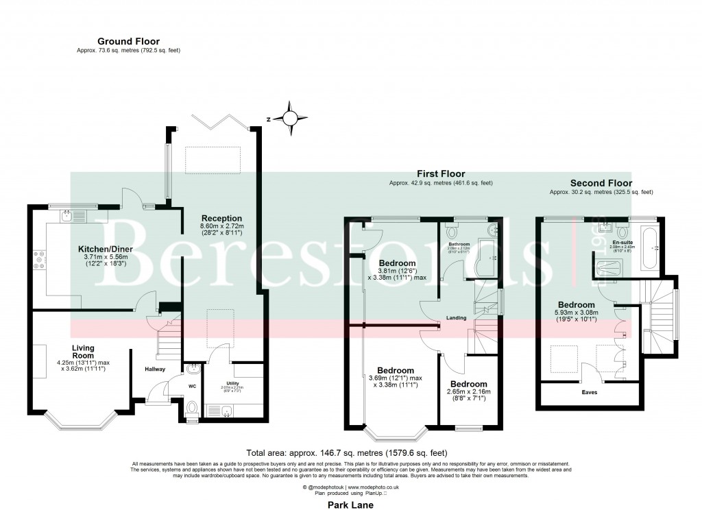 Floorplans For Ramsden Heath, Billericay, Essex