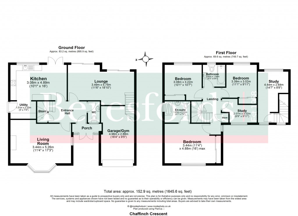 Floorplans For Billericay, Essex