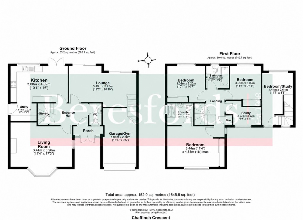 Floorplans For Billericay, Essex