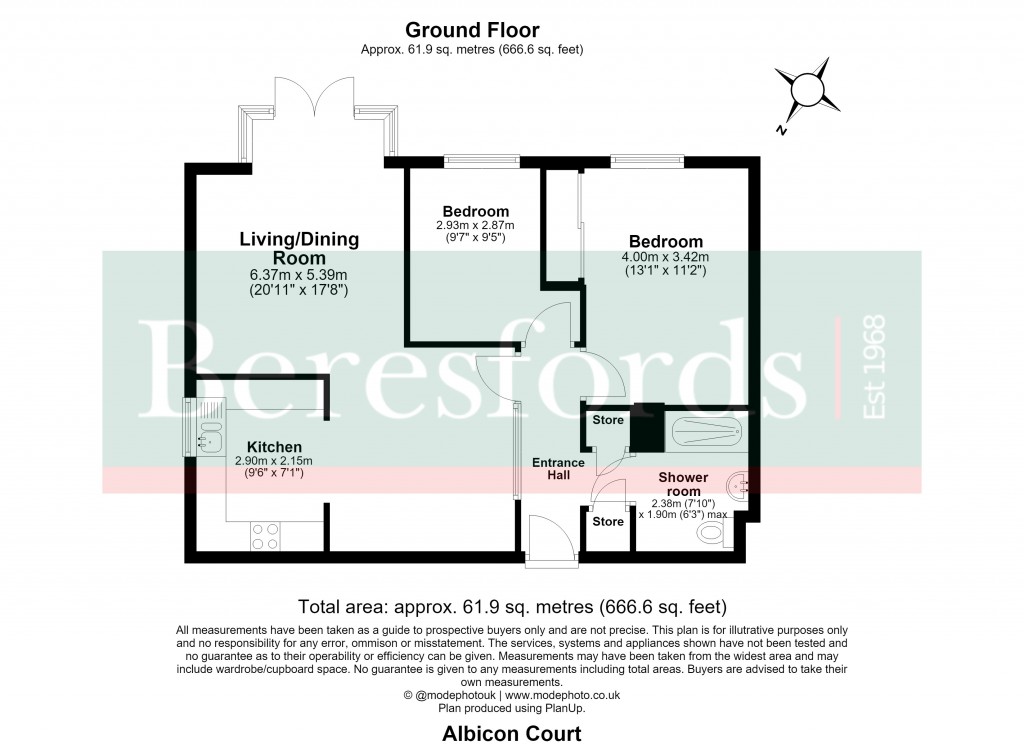 Floorplans For Sun Street, Billericay, Essex