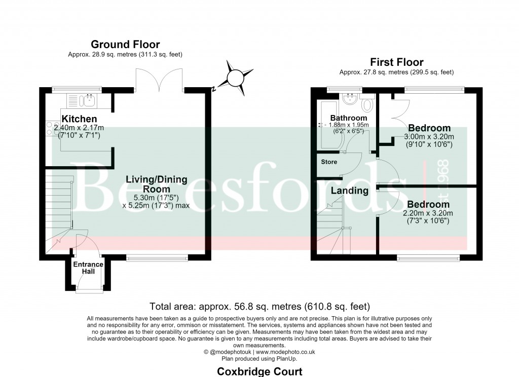 Floorplans For Billericay, Essex