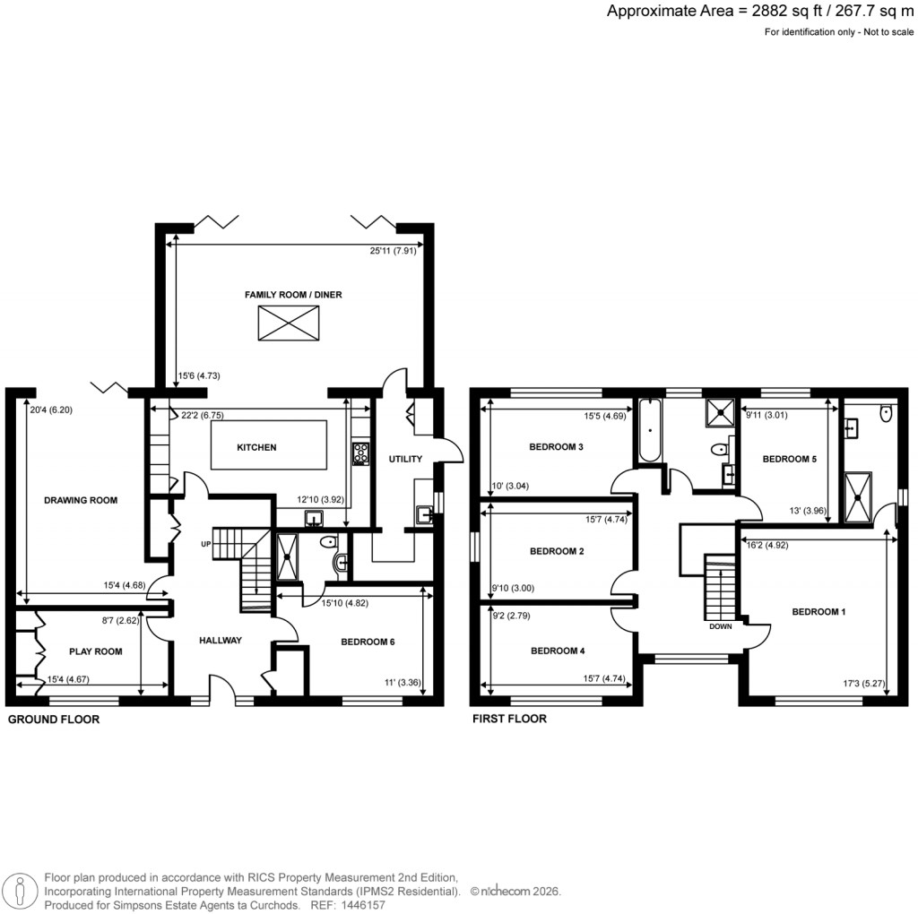 Floorplans For Leatherhead Road, Great Bookham, Surrey