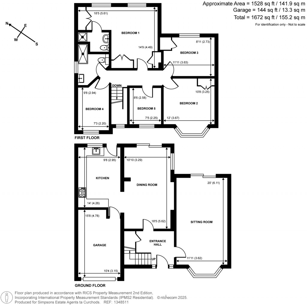 Floorplans For Kennel Lane, Fetcham, Surrey