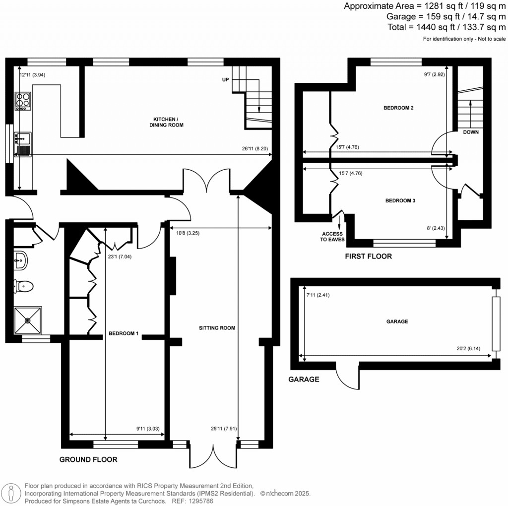Floorplans For Kennel Lane, Fetcham, Surrey