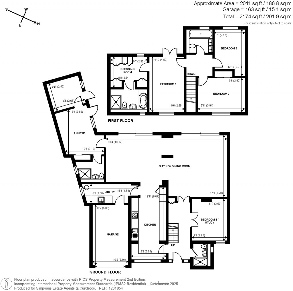 Floorplans For Gatesden Road, Fetcham