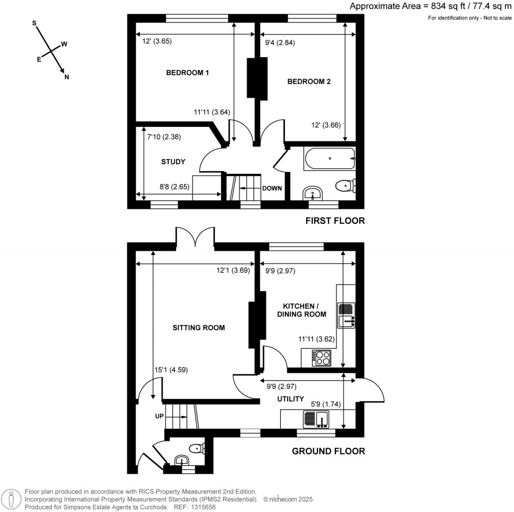 Floorplans For Reigate Road, Horley