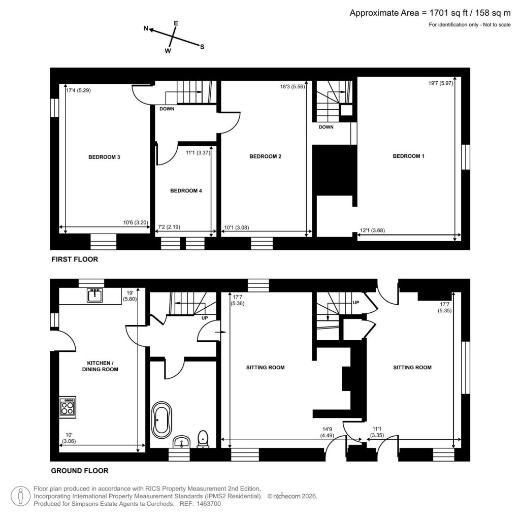 Floorplans For Little Bookham, Leatherhead, Surrey