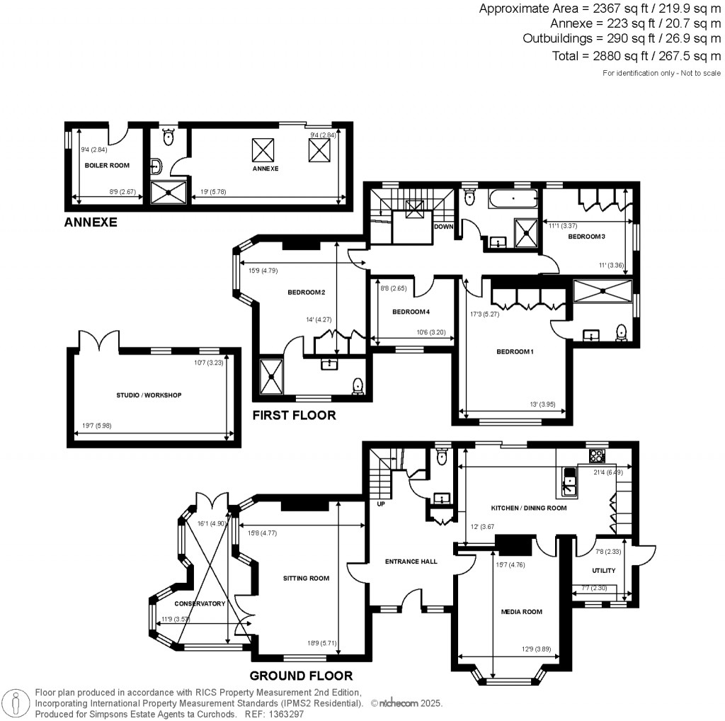Floorplans For Guildford Road, Fetcham, Surrey