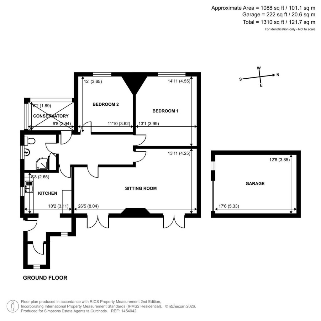 Floorplans For Church Road, Bookham, Surrey