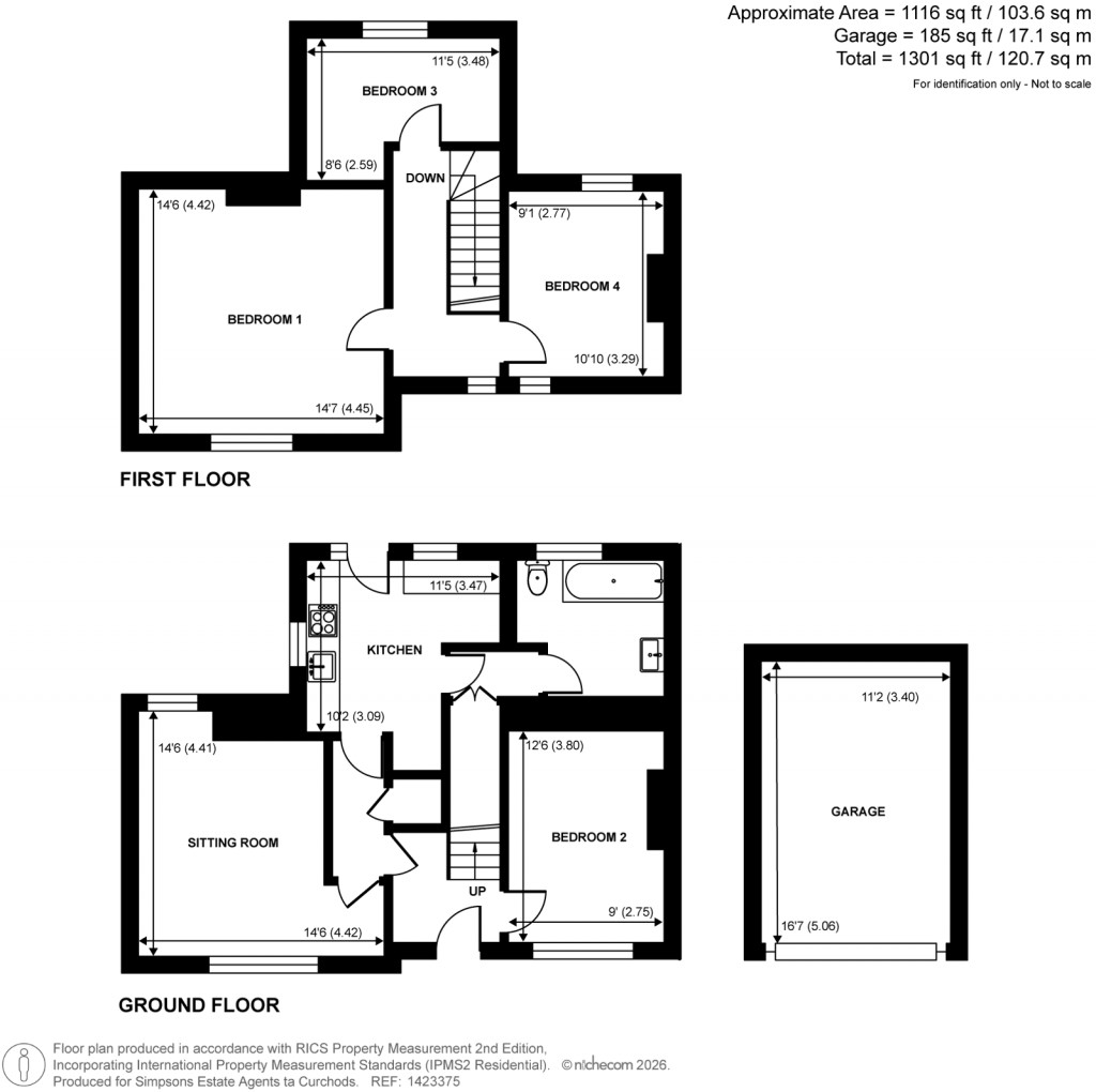 Floorplans For Reigate Road, Epsom