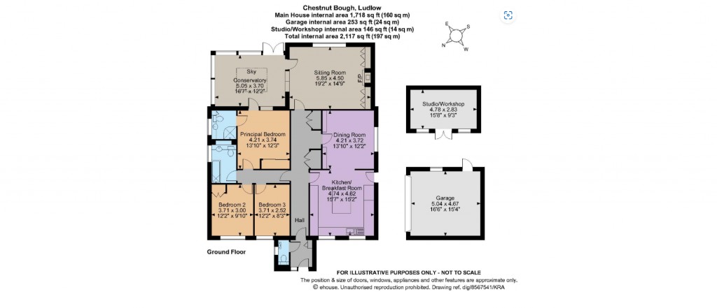 Floorplans For Ashford Carbonel, Ludlow, Shropshire
