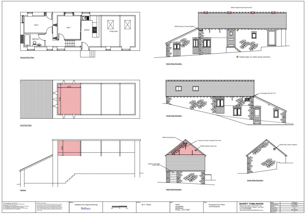 Floorplans For Llangadfan, Welshpool, Powys