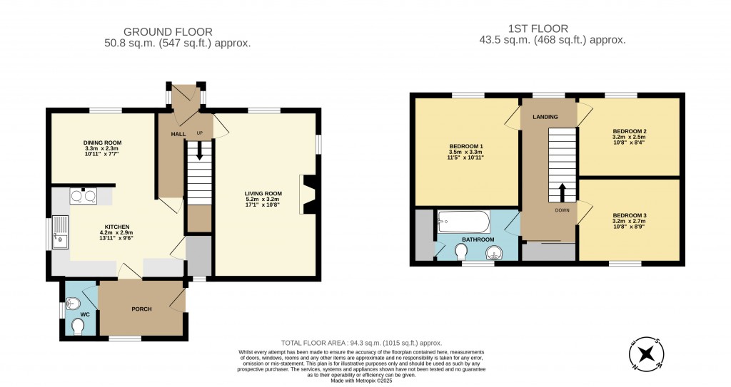 Floorplans For Lydbury North, Shropshire