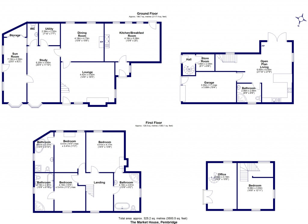 Floorplans For Bearwood Lane, Pembridge, Leominster