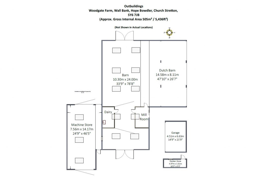Floorplans For Wall Bank, Hope Bowdler, Church Stretton