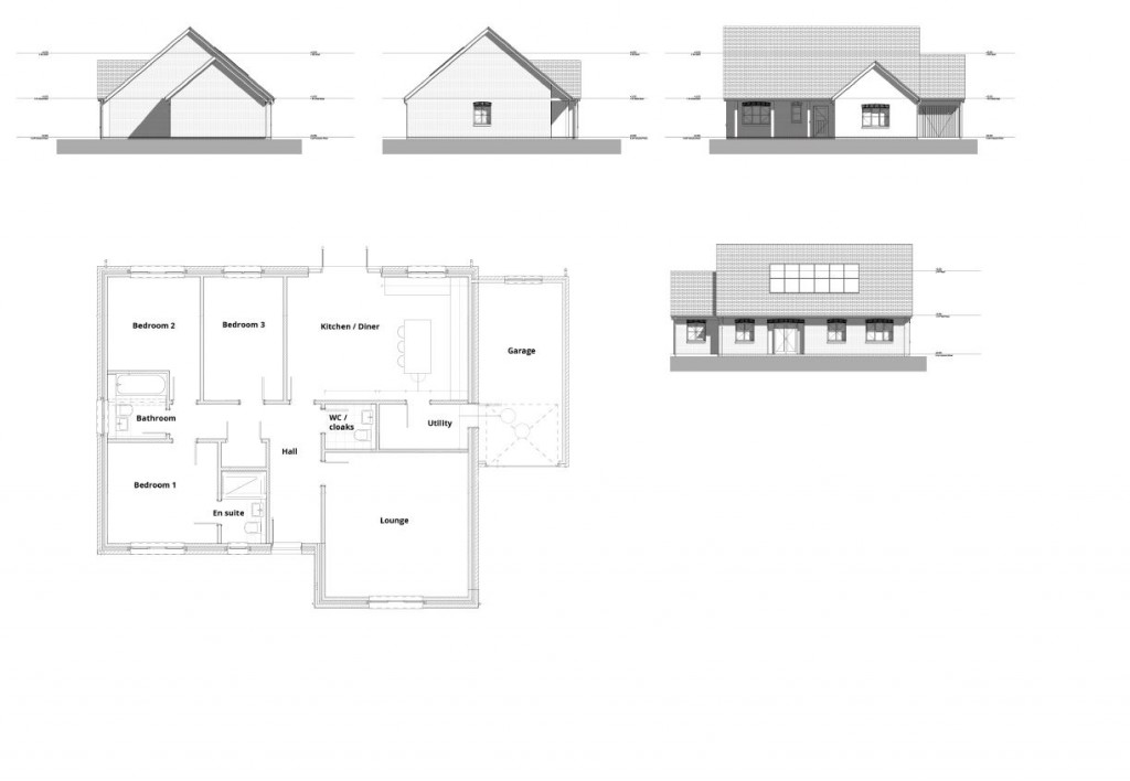 Floorplans For Shrewsbury Street, Prees, Whitchurch