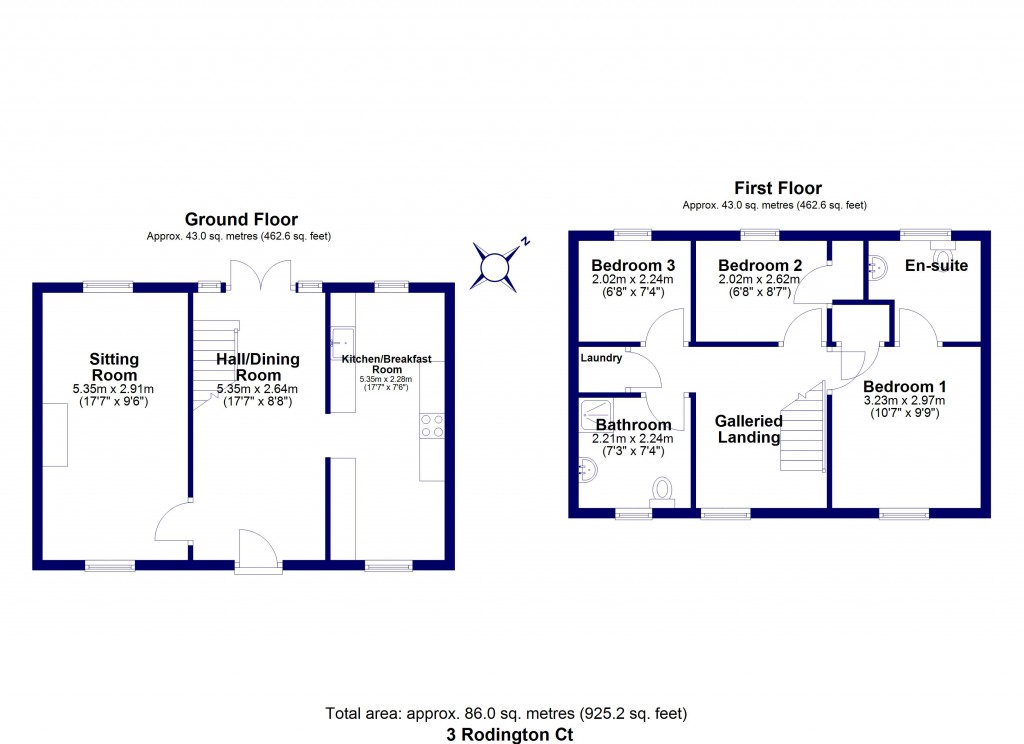 Floorplans For Rodington Court, Rodington, Shrewsbury