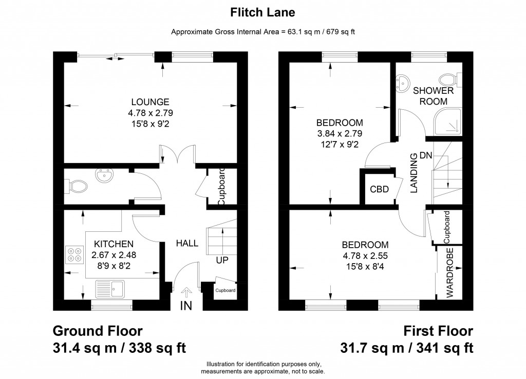 Floorplans For Flitch Lane, Dunmow, Essex