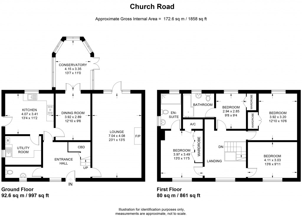 Floorplans For Goldhanger, Maldon, Essex