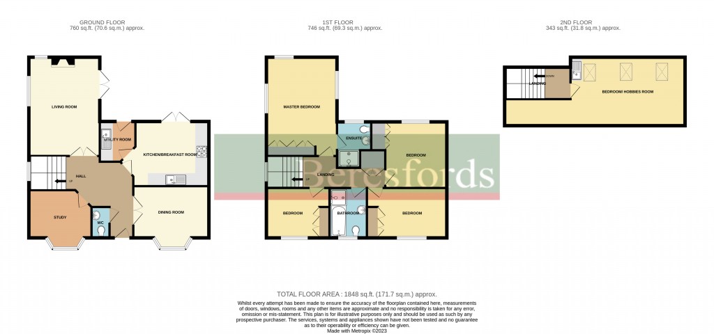 Floorplans For Great Leighs, Chelmsford, Essex