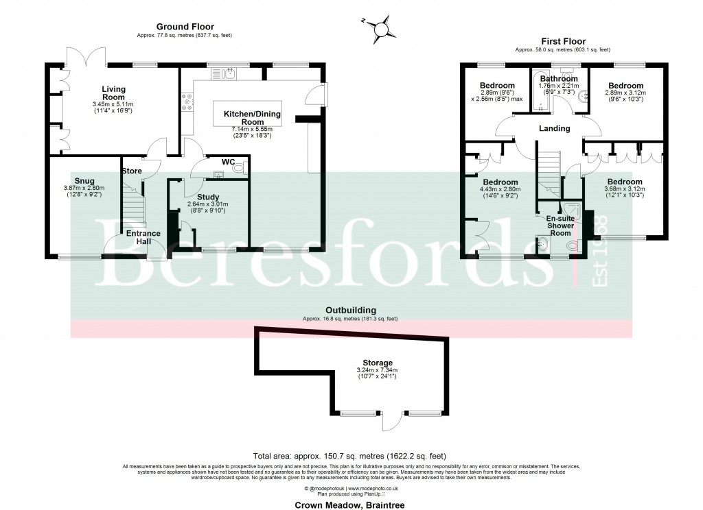 Floorplans For Braintree, Essex