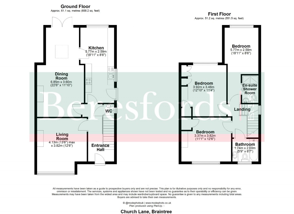 Floorplans For Braintree, Essex