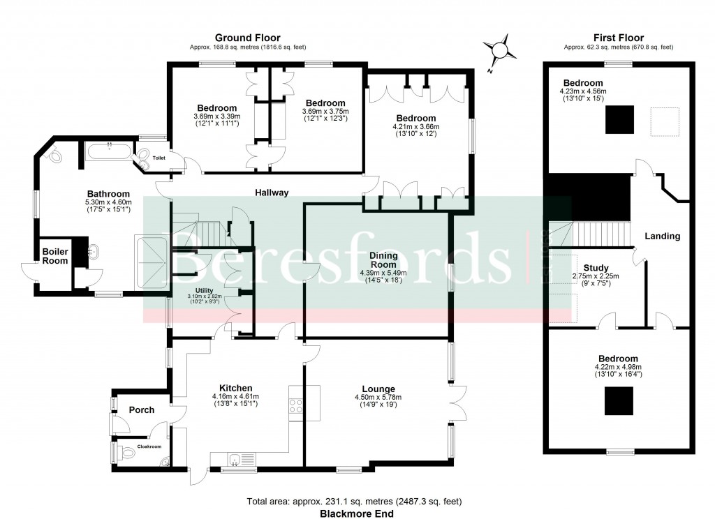Floorplans For Braintree, Essex
