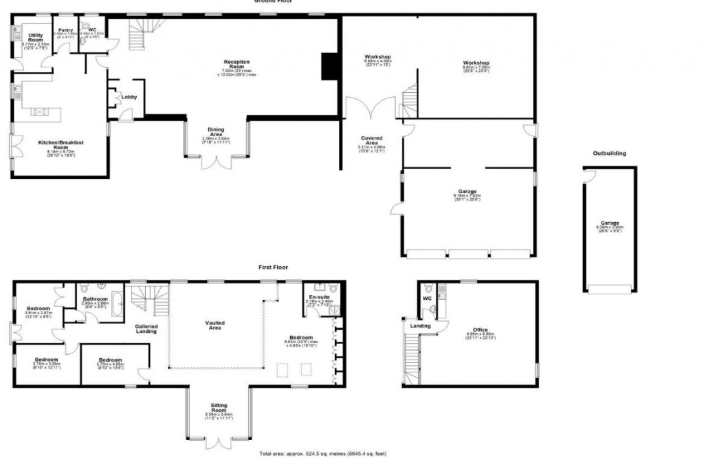 Floorplans For Bradwell, Braintree, Essex
