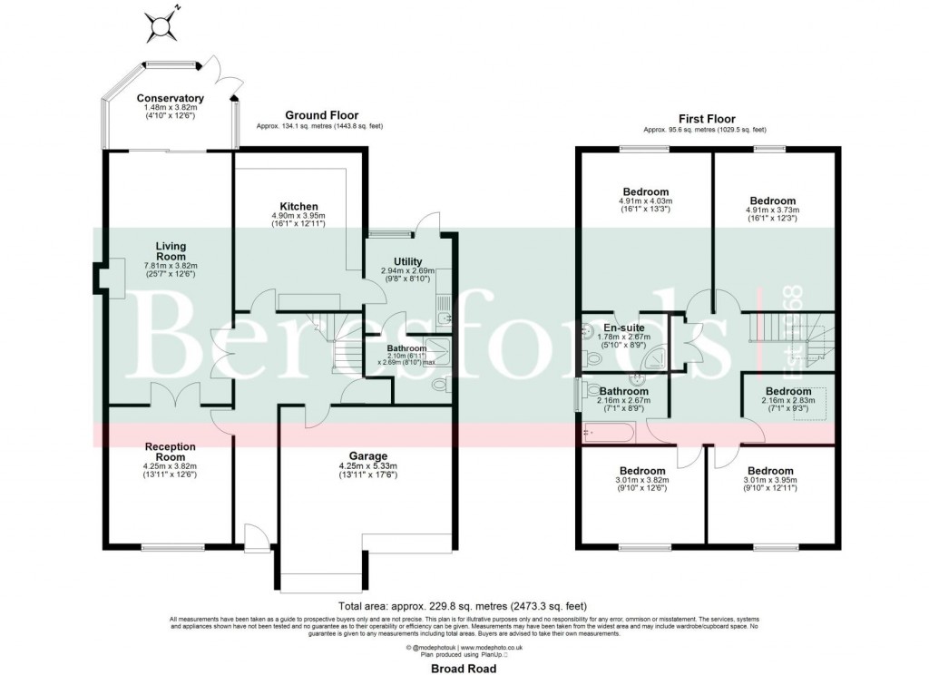 Floorplans For Braintree, Essex