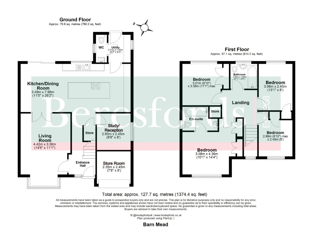 Floorplans For Braintree, Essex