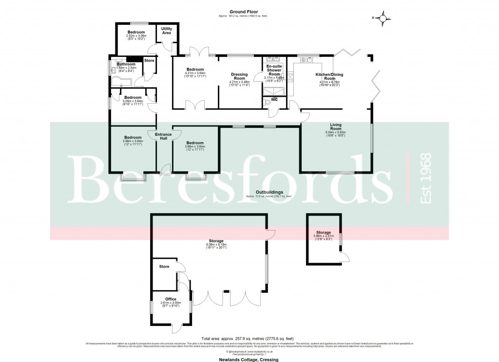 Floorplans For Cressing, Braintree, Essex