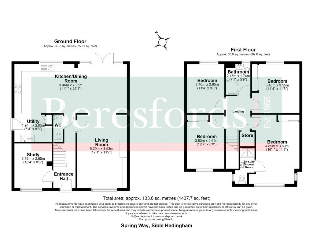 Floorplans For Sible Hedingham, Halstead, Essex