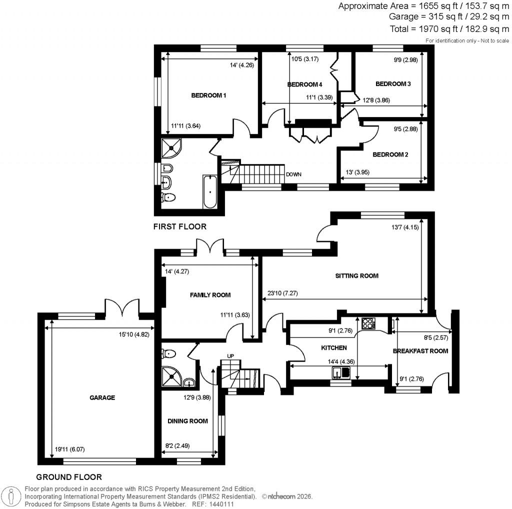 Floorplans For Horsham Road, Cranleigh, Surrey