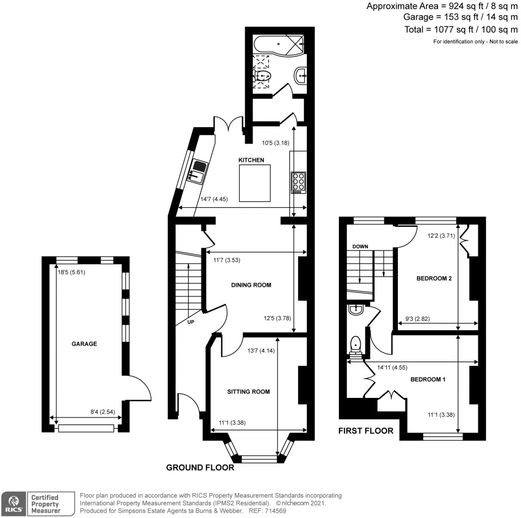 Floorplans For Ockley Road, Ewhurst, GU6