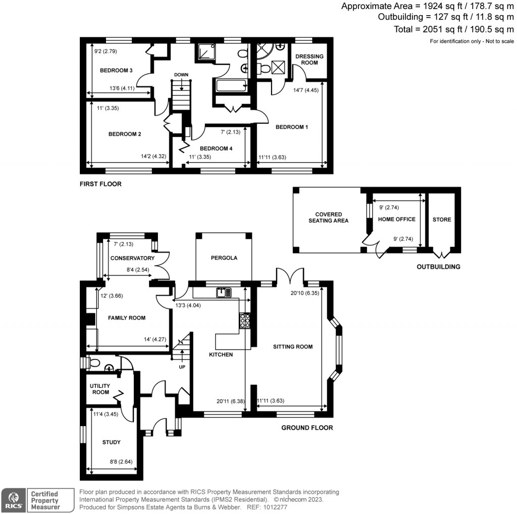 Floorplans For Northdowns, Cranleigh, GU6