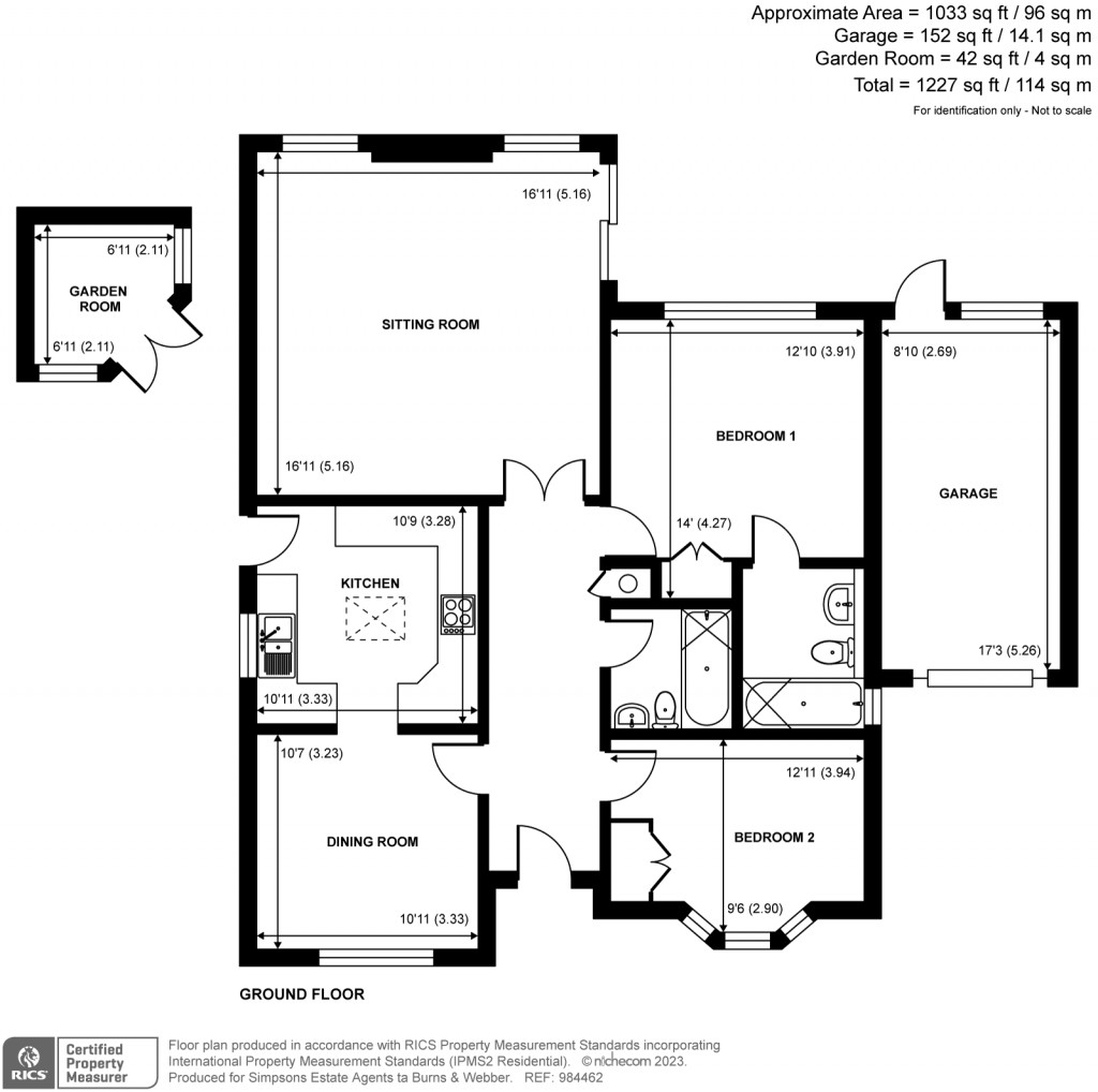 Floorplans For Drakes Close, Cranleigh, GU6