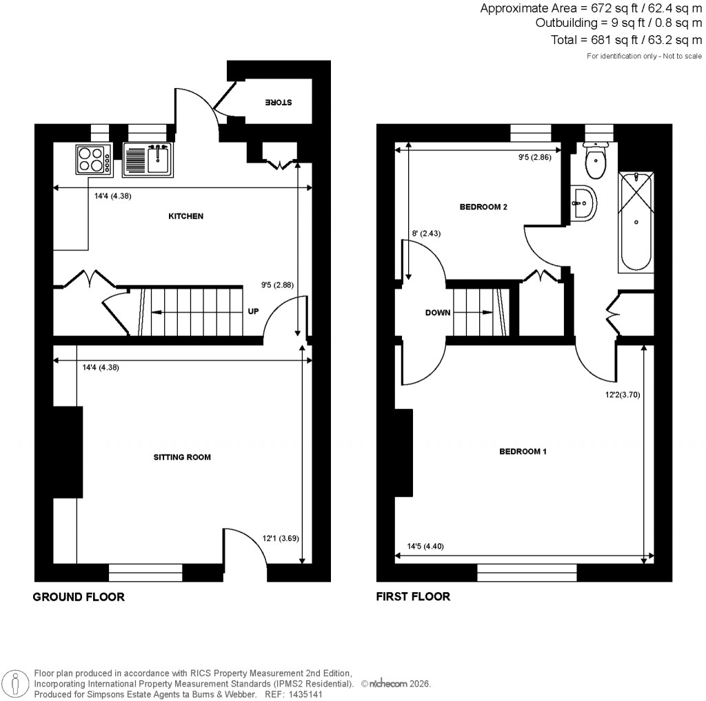 Floorplans For The Green, Shamley Green, Surrey