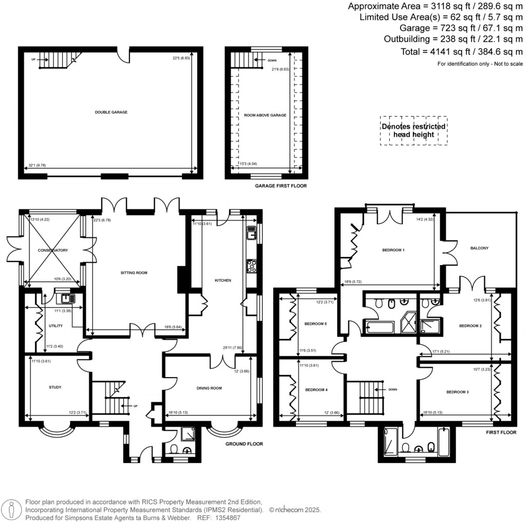 Floorplans For Horsham Road, Walliswood, Surrey