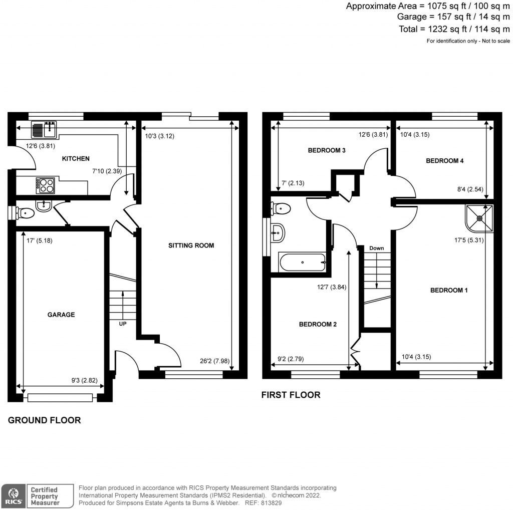 Floorplans For Orchard Gardens, Cranleigh, GU6