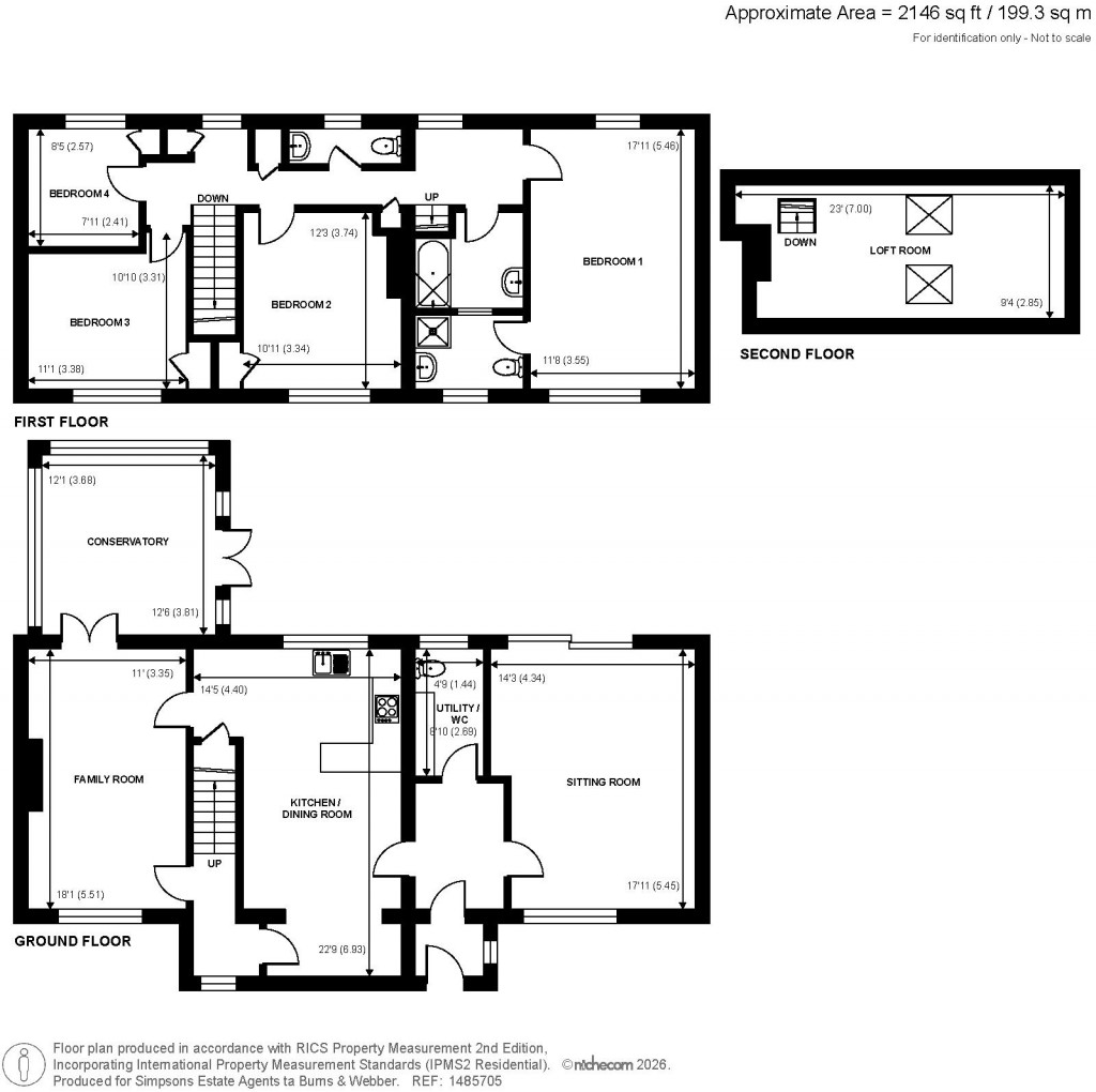 Floorplans For Guildford Road, Cranleigh, Surrey