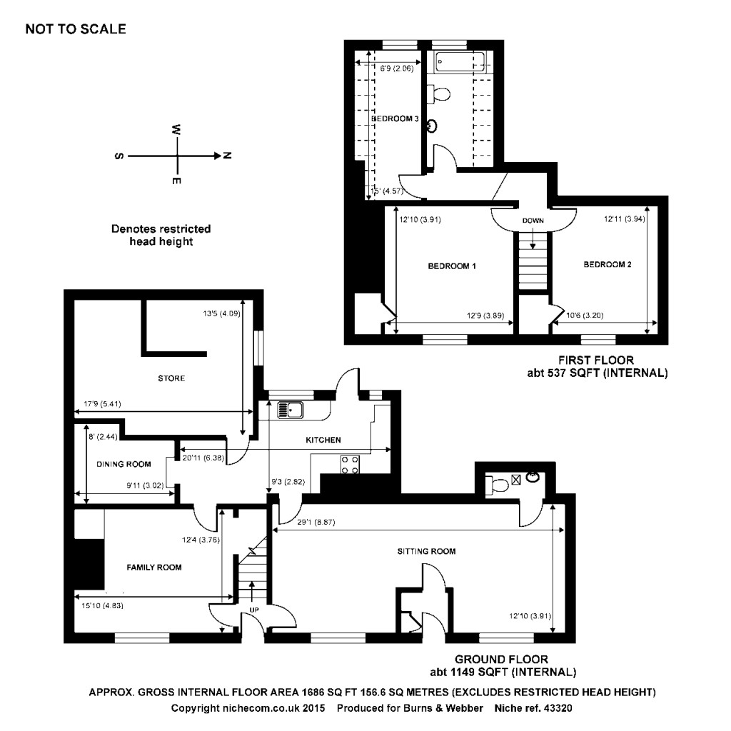 Floorplans For The Common, Dunsfold, GU8