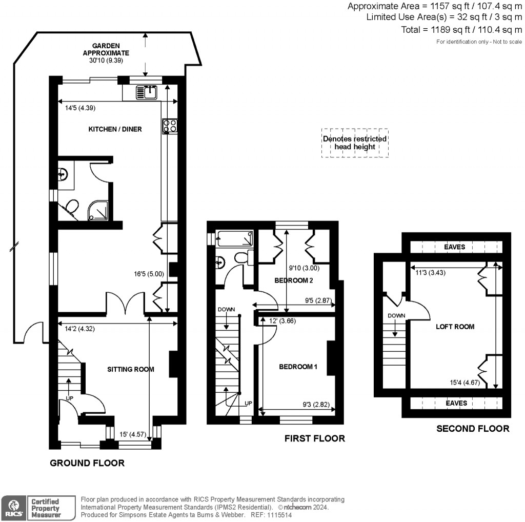 Floorplans For The Mount, Cranleigh, GU6