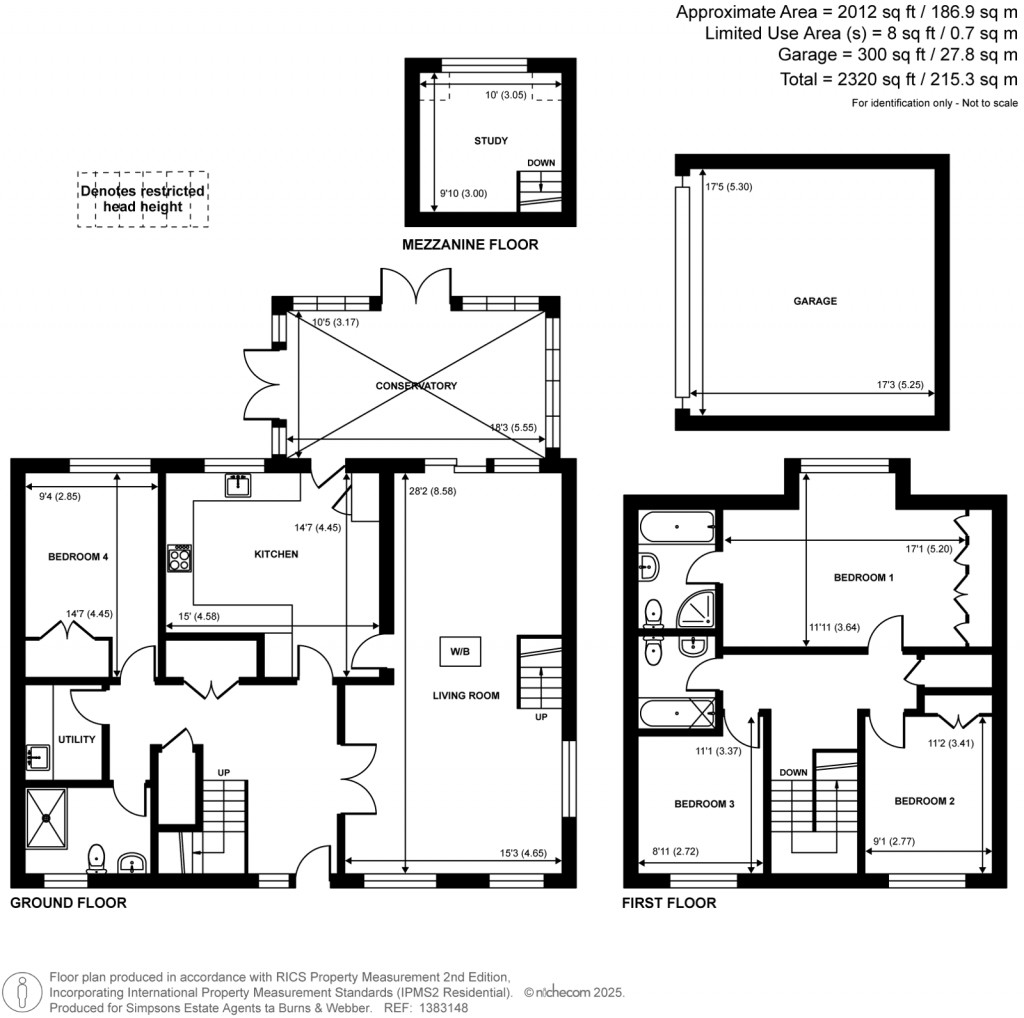 Floorplans For Loxwood Farm Place, Loxwood, West Sussex