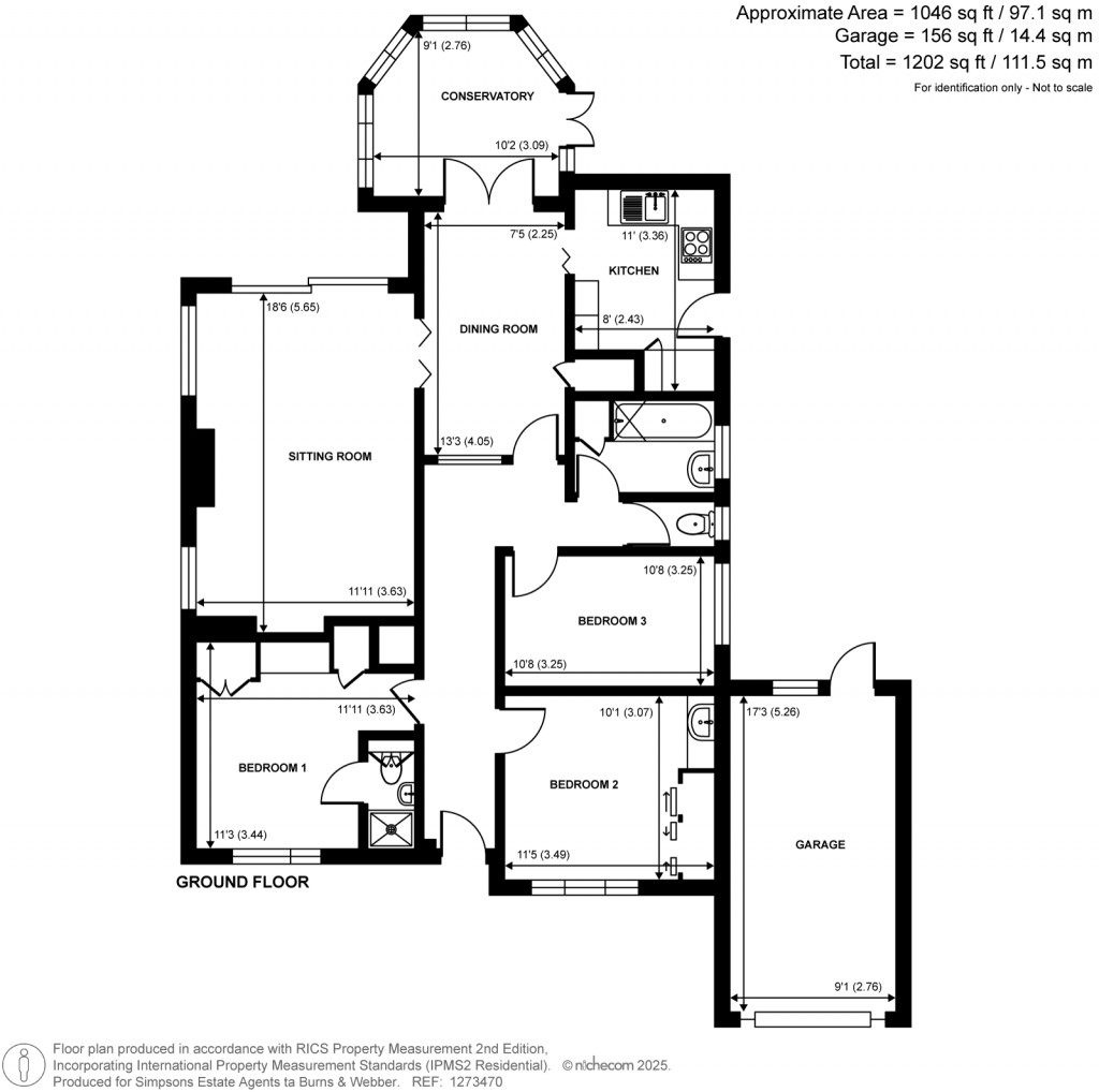 Floorplans For Butt Close, Cranleigh, GU6