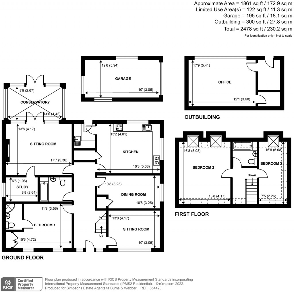 Floorplans For The Ride, Ifold, Loxwood, RH14