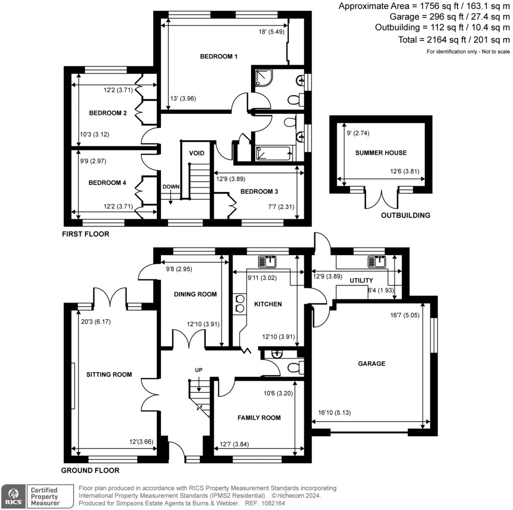 Floorplans For Spy Lane, Loxwood, RH14