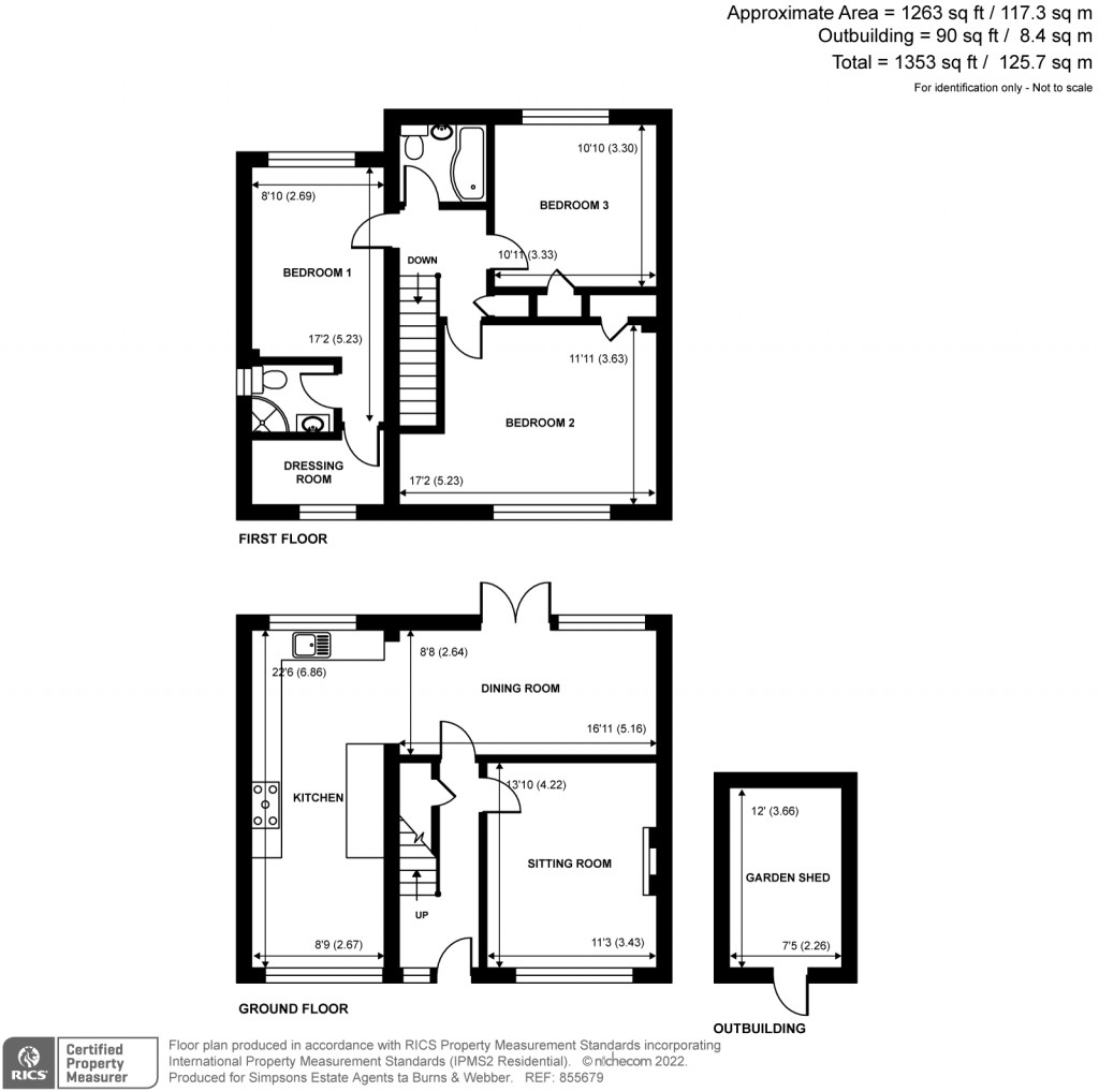 Floorplans For Hullmead, Shamley Green, GU5