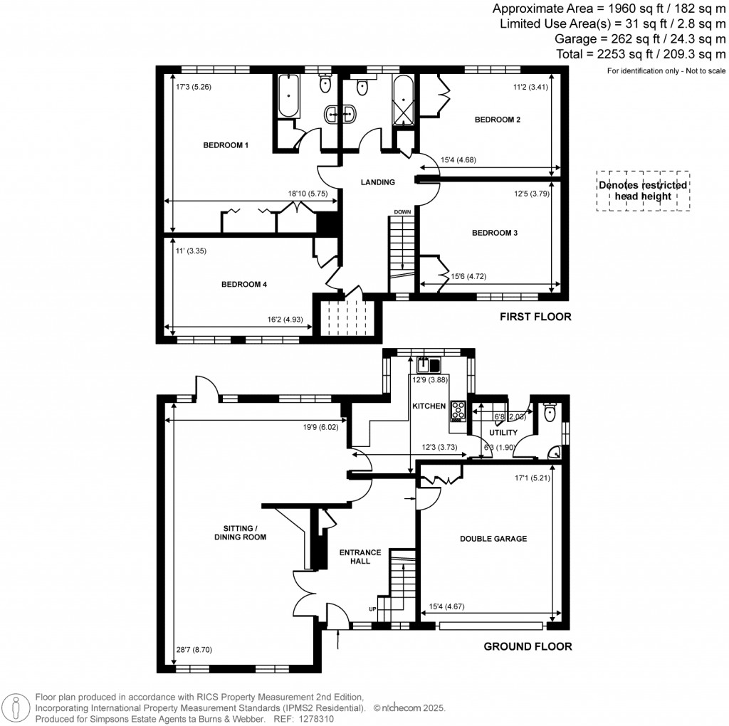 Floorplans For Church Street, Rudgwick, West Sussex